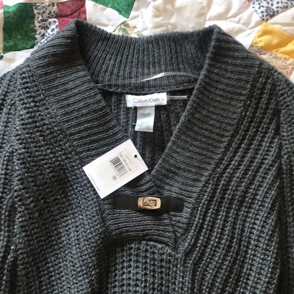 calvin klein cape sweater